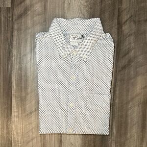 Bonobos Riviera Seer Sucker Slim Fit Short Sleeve Button Down - Large